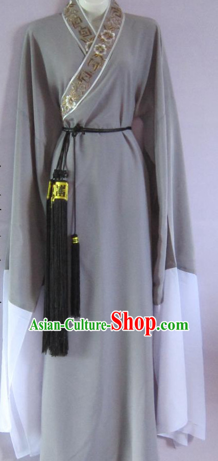 Ancient Chinese Water Sleeves Hanfu Dresses Complete Set for Men