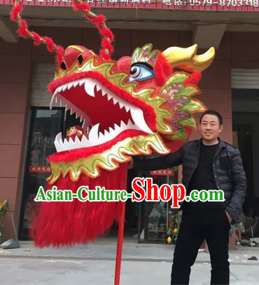 Chinese Classic Big Display or Play Handmade Dragon Head