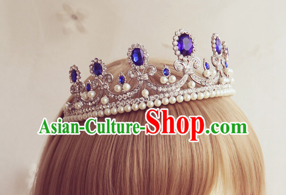 Romantic Bridal Princess Royal Crown Hair Accessories Hair Jewelry Headwear