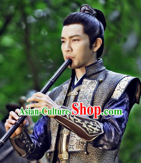 Chinese Ancient Male Black Wigs