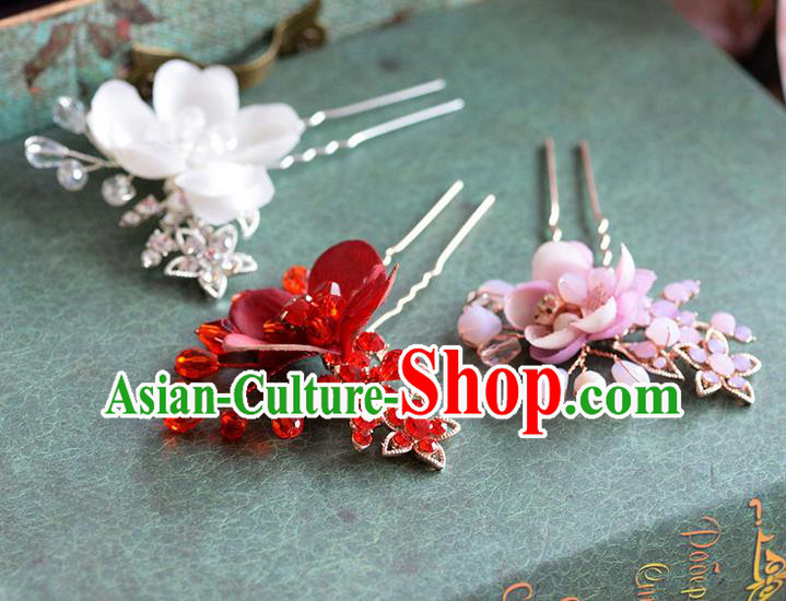 Chinese Ancient Style Hair Jewelry Accessories, Hairpins, Hanfu Xiuhe Suits Wedding Bride Headwear, Headdress, Handmade Hair Claw for Women