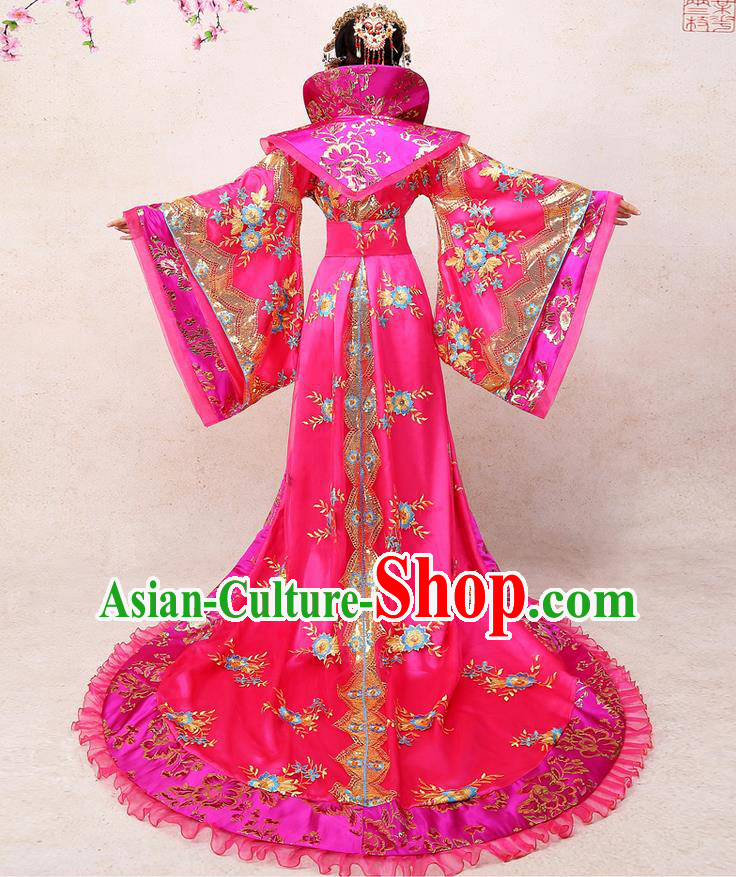 Ancient Chinese Palace Empress Costumes Complete Set, Tang Dynasty Ancient Palace Dance Clothing, Cosplay Fairy Imperial Consort Dress Suits For Women