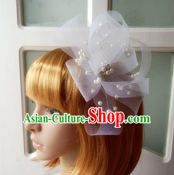Chinese Wedding Jewelry Accessories, Traditional Bride Headwear, Wedding Tiaras, bridal Wedding Lace Hair Clasp