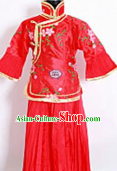 Traditional Chinese Acient Qang Dynasty Costume, Women Republic of China Costume, Late Qing Dynasty Dress for Women