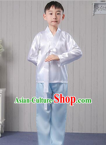 Korean Traditional Dress For Boys Stage Show Costumes for Children Full Dress