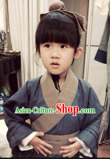 Han Fu for Kids Stage Show Costume Chinese Traditional Dress Clothes