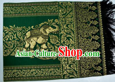Traditional Asian Thai Palace decoration Ornaments Silk Table Cloth, Thai High Grade Silk Table Flag Table Cover
