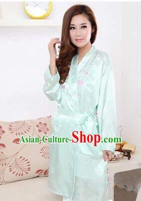 Embroidery Night Gown Women Sexy Camisole Skirt Two Pieces Night Suit Nighty Bedgown Blue