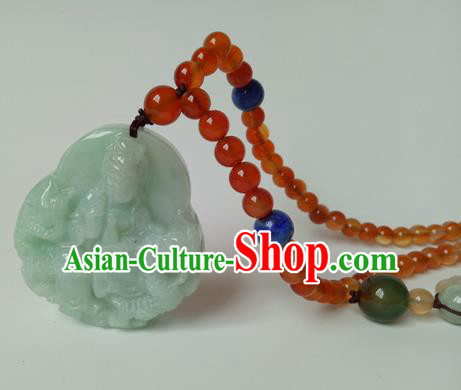 Chinese Imperial Queen Necklace, Hanfu Cosplay Traditional Chinese Jade Empress Necklaces