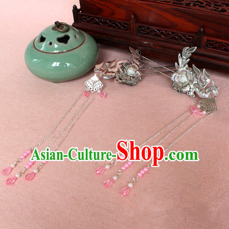 Chinese Ancient Style Hair Jewelry Accessories, Hairpins Han Dynasty Princess Hanfu Xiuhe Suit Wedding Bride Phoenix Coronet, Hair Accessories for Women