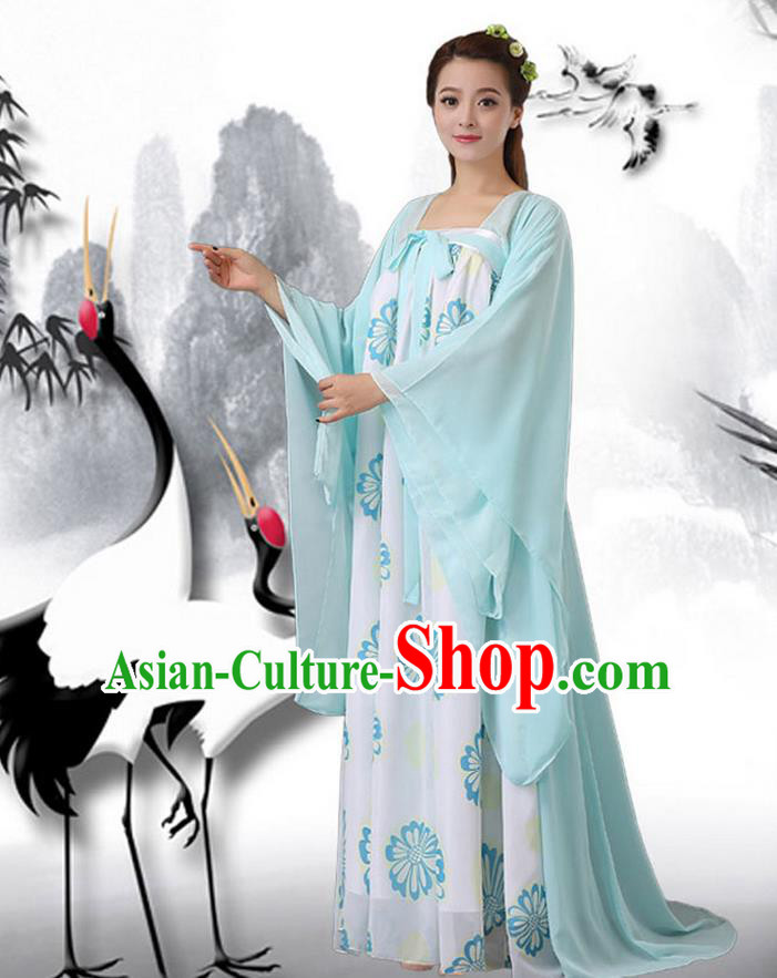 Ancient Chinese Palace Empress Costumes Complete Set, Hanfu, Han Dynasty Ancient Palace Fairy Princess Dress Suits For Women