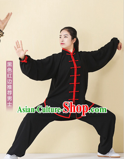 Top Tai Chi Uniforms Kung Fu Costume Martial Arts Kung Fu Training Uniform Gongfu Shaolin Wushu Clothing for Men Women Adults Children