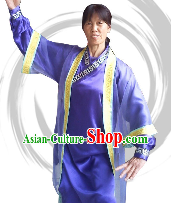 Top Tai Chi Uniforms Taoist Uniform for Men Women Adults Kids