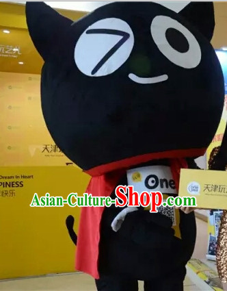 Professional Custom Made Mascot Costume Customized Mascots Costumes Black Cat Mascot Costumes