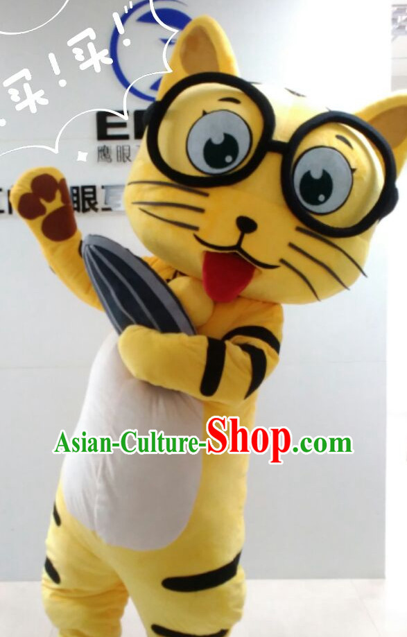 Free Design Professional Custom Made Mascot Costume Customized Mascots Costumes Happy Tiger Mascot Costumes