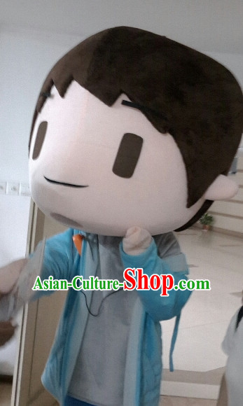 Free Design Professional Custom Made TV Commerical Mascot Costume Mascot Outfits Customized Cute Boy Mascots Costumes