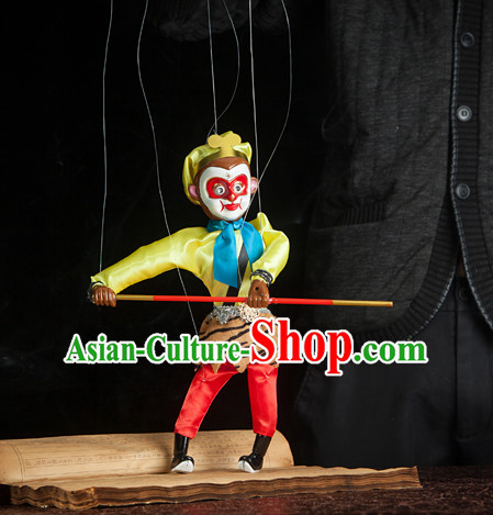 Top Sun Wukong Monkey King Hands Traditional String Puppet