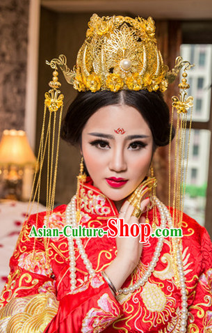 Top Chinese Classic Wedding Headpieces Accessories for Brides