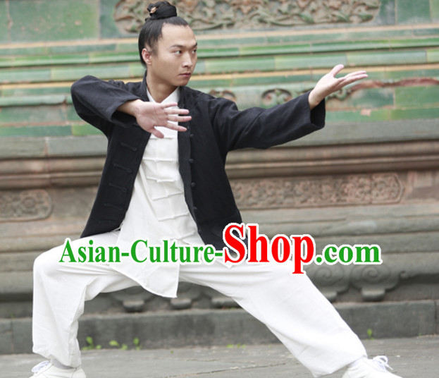 Top Wudang Tai Ji Master Taoist Uniform Taiji Tai Chi Uniforms for Adults Children Men Women Boys Girls