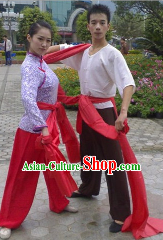 Chinese Classical Drum Player Costumes for Men and Women