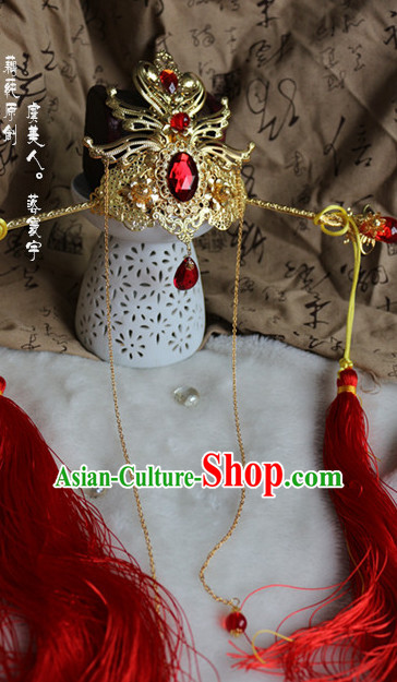 Ancient Chinese Emperor Prince Crown Headpieces