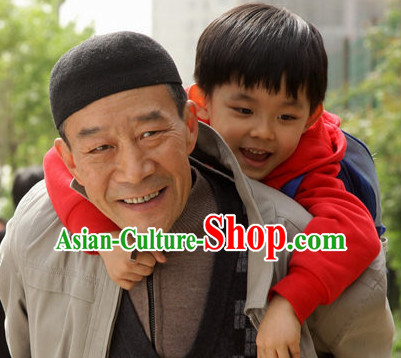 Traditional Chinese Handmade Black Hat for Men