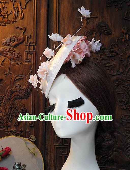 Handmade Flower Spring Hat Headpieces for Girls and Women