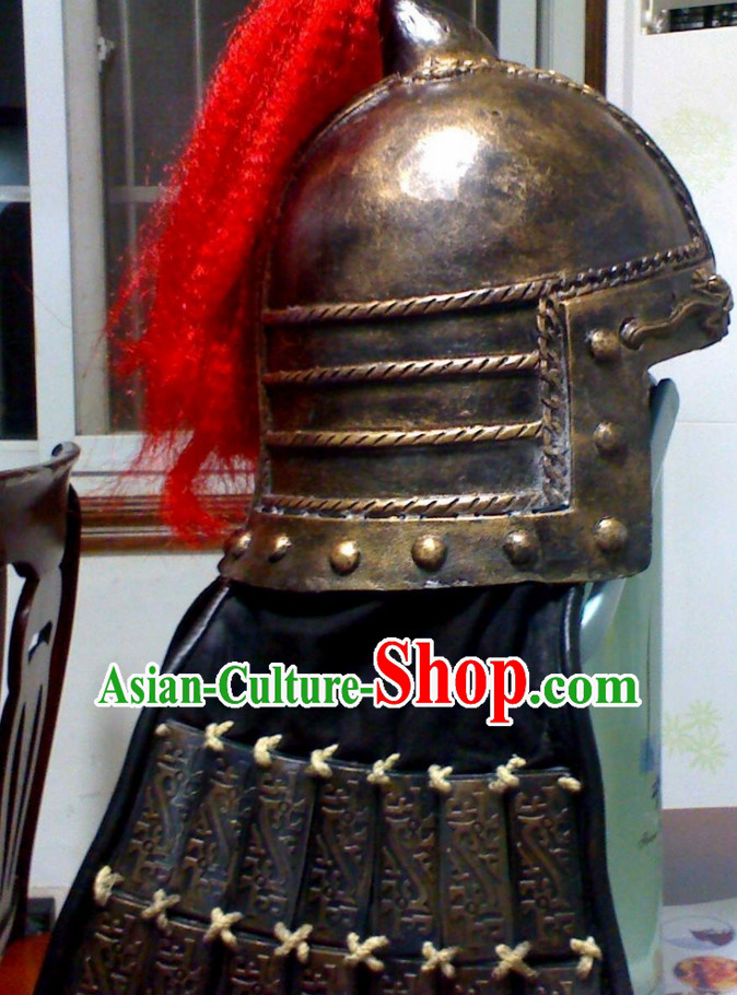 Ancient Chinese General Fighter Helmet Hat for Men