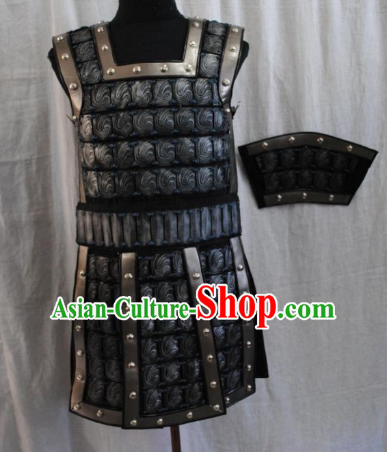 Chinese General Ancient Armor Costumes Complete Set for Men