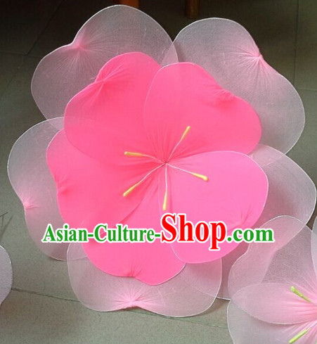 0.7 Meter Double Layers Peach Flower Dance Props Props for Dance Dancing Props for Sale for Kids Dance Stage Props Dance Cane Props Umbrella Children Adults