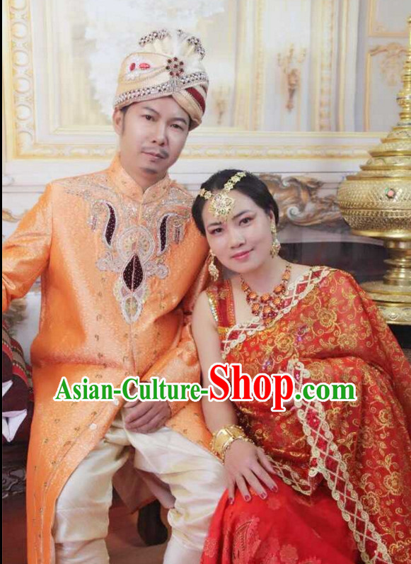 Top Traditional National Thai Garment Dress Thai Traditional Dress Dresses Wedding Dress Complete Set for Couples