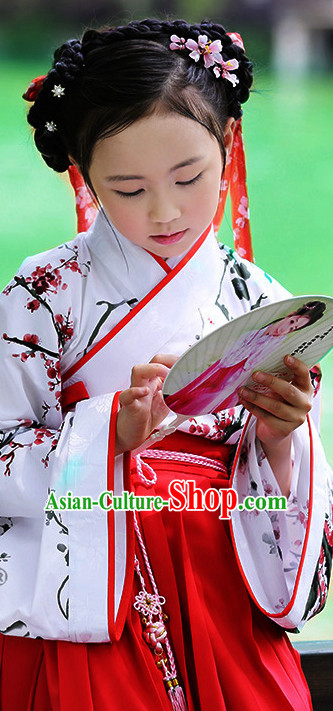 Ancient Chinese Hanfu Dress China Traditional Clothing Asian Long Dresses China Clothes Fashion Oriental Outfits for Kids