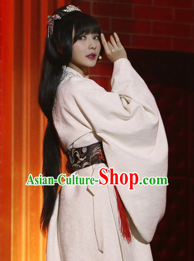 Ancient Chinese Han Clothing Beauty Costumes for Women
