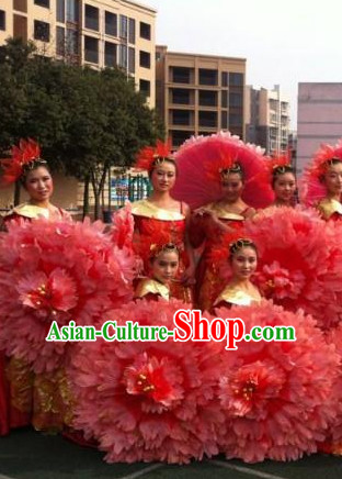 Traditional Chinese Flower Dance Umbrellas Dancing Props
