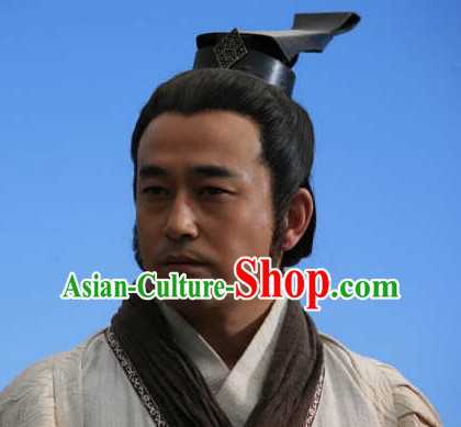 Chinese Qin Dynasty Male Hairstyles Chancellor Shang Yang Statesman Coronet for Men