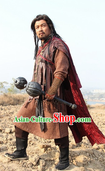Ancient Chinese Traditional Kung Fu Master National Hanfu Dress Costumes Clothes Ancient China Clothing for Men or Boys