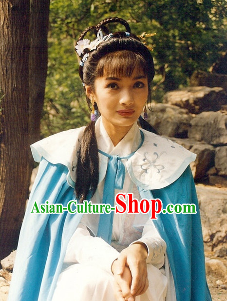 Ancient Chinese Style Long Black Wig for Women