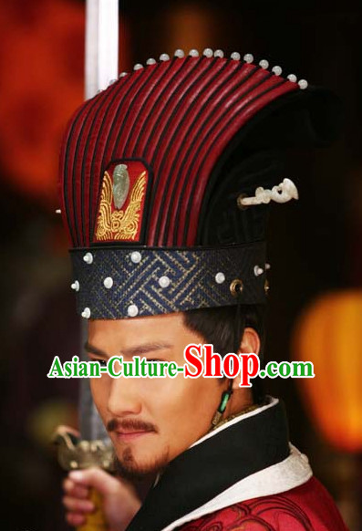 Ancient Chinese Style Emperor Hat for Men