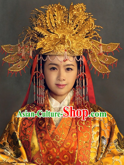 Ancient Chinese Style Empress Phoenix Hat for Women
