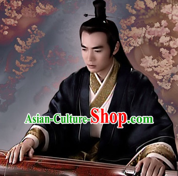 Ancient Chinese Style Hanfu Clothing Complete Set for Men
