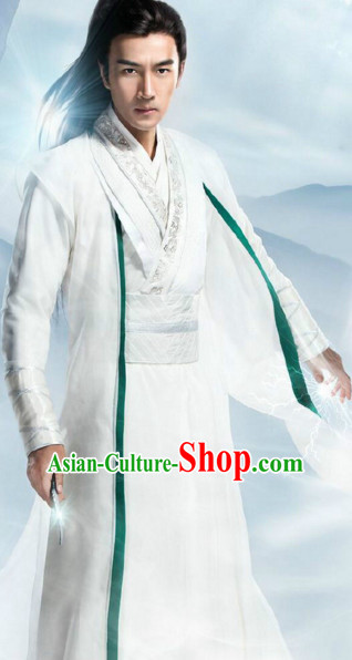Ancient Chinese Knight Clothes Complete Set for Men