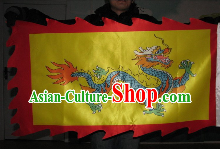 Chinese Traditional Stage Performance Parade Dragon Banner Flag