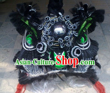 Top Ancient Chinese Zhang Fei Traditional Futsan Style Lion Dancing Costumes Complete Set