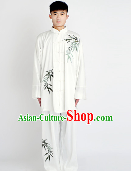 Chinese Traditional Style Martial Arts Summer Wear Kung Fu Embroidered Uniforms for Men Women Children