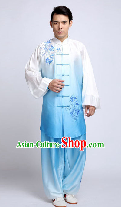 Top Tai Chi Pants Tai Chi Suit Apparel Suits Attire Robe Kung Fu Costume Chinese Kungfu Jacket Wear Dress Uniform Clothing Taijiquan Shaolin Chi Gong Taichi Suits for Men Women Kids