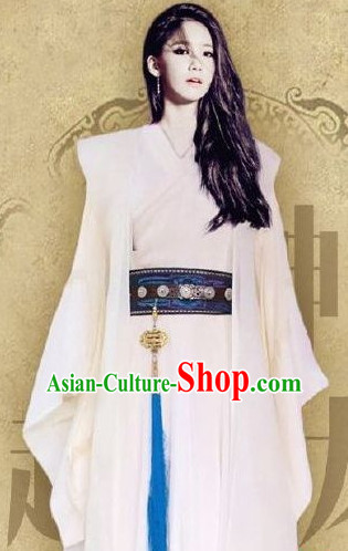 Chinese Traditional Han Clothes Complete Set for Girls Ladies