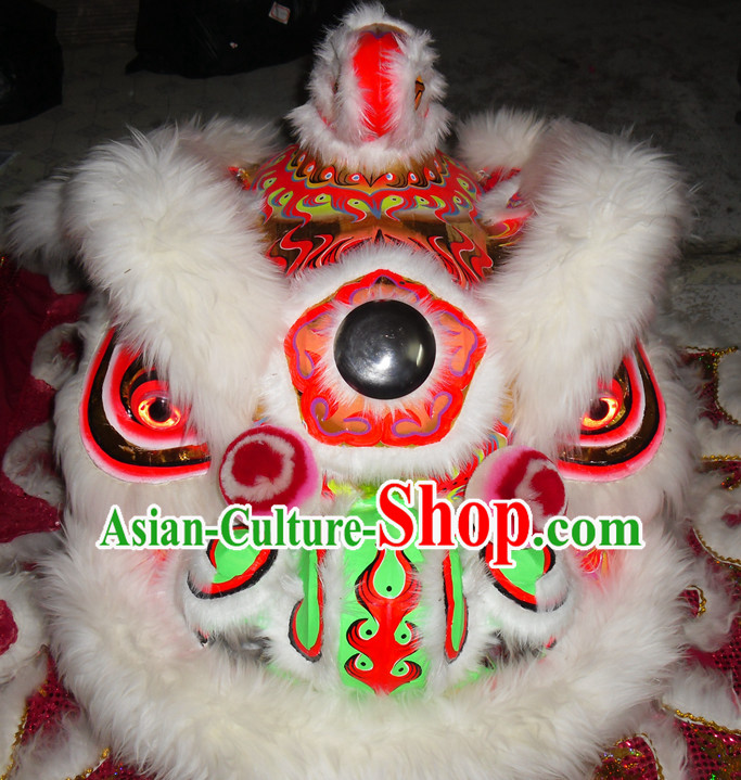 Top Competition and Parade Hok San Lion Dancing Costume Complete Set