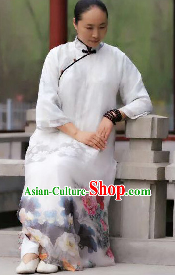 Chinese Classical Pure Silk Tai Chi Uniforms