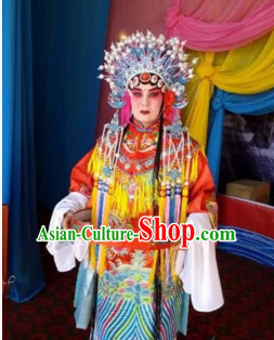 Chinese Beijing Opera Costumes Peking Opera Superheroine Costume Complete Set for Women