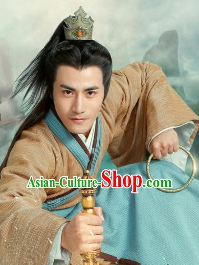 Ancient Chinese Kung Fu Master Costumes for Men